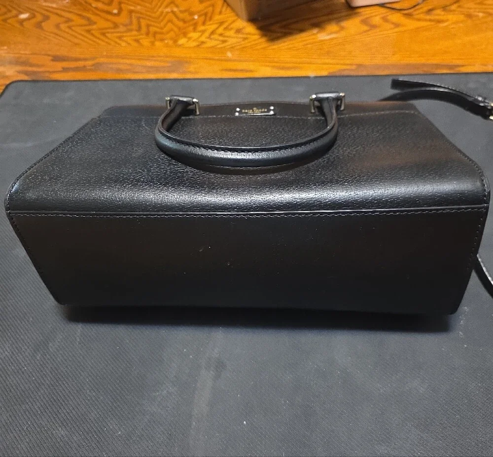 Kate Spade Black Leather Satchel Bag